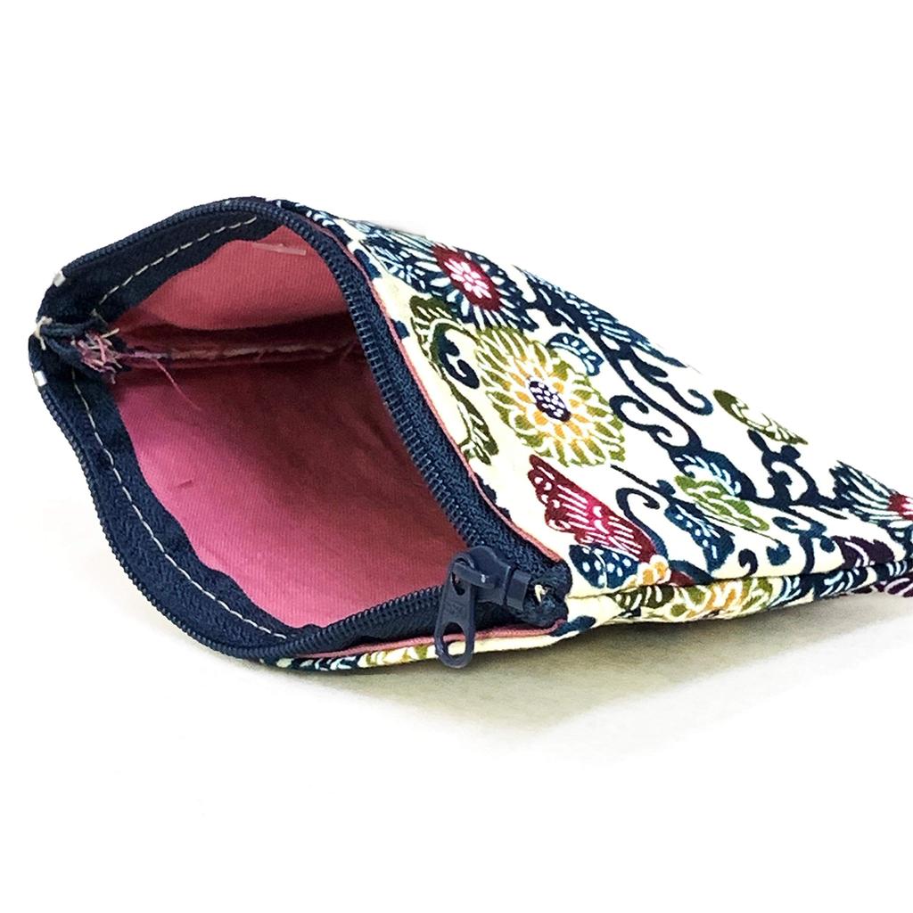 Kubakasaya Ryukyu Bingata Handy Small Item Medicine Coin Okinawa Bingata Handy Purple Pouch, Case, Case, Purse, Souvenir, Pouch,