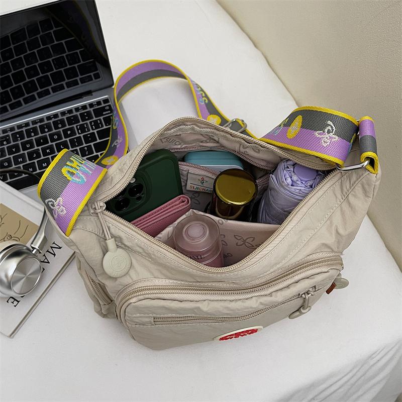 Multi-pocket Messenger Bags for Women Fashion Nylon Shoulder Bag Ladies Large Handbags Female Travel Shopping Tote Purse