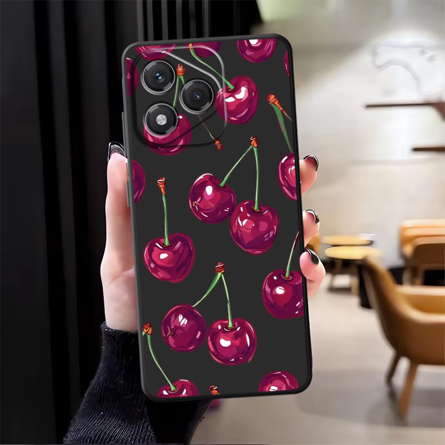 Case for Honor X6 Magic5Lite X5b 200 400 Lite 8X X8 70 X7 X9a 90 Funda Phone Cover Fruit Cherry