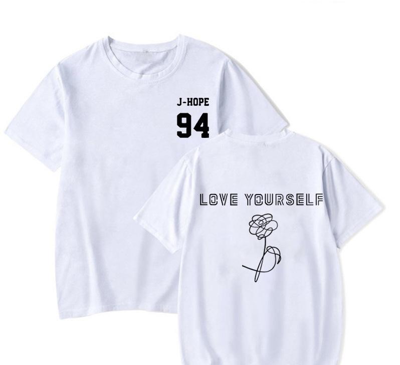 2025 Summer "LOVE YOURSELF" 3D Printed T-shirt Short Sleeve Unisex Hip Hop Top Oversized Quick-Dry Top