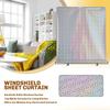 Sunshade Roller Blackout Suction Cup Blinds Curtains For Living Kitchen Office Car Window Free-Perforated Curtain