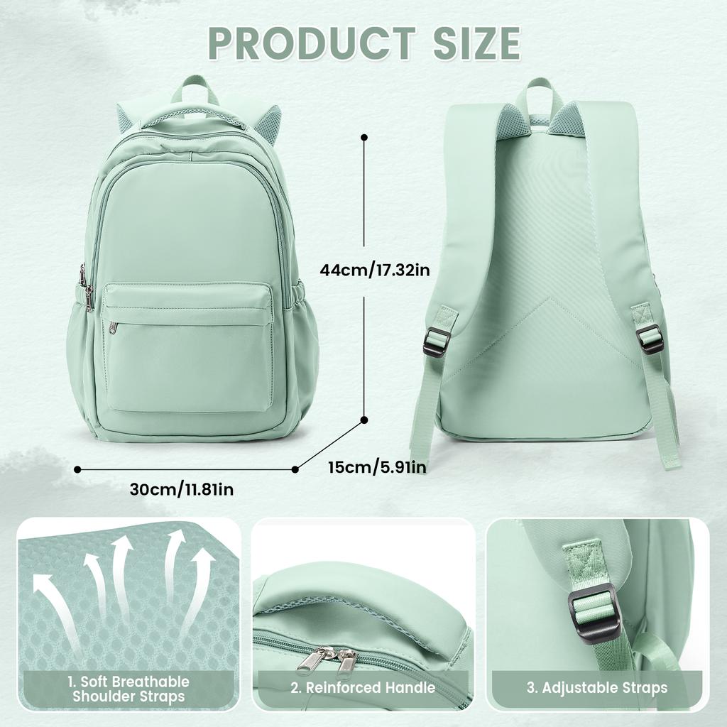 New Style School Backpack for Teens Laptop Bag College Rucksack for Girls Boys Lightweight Bookbag