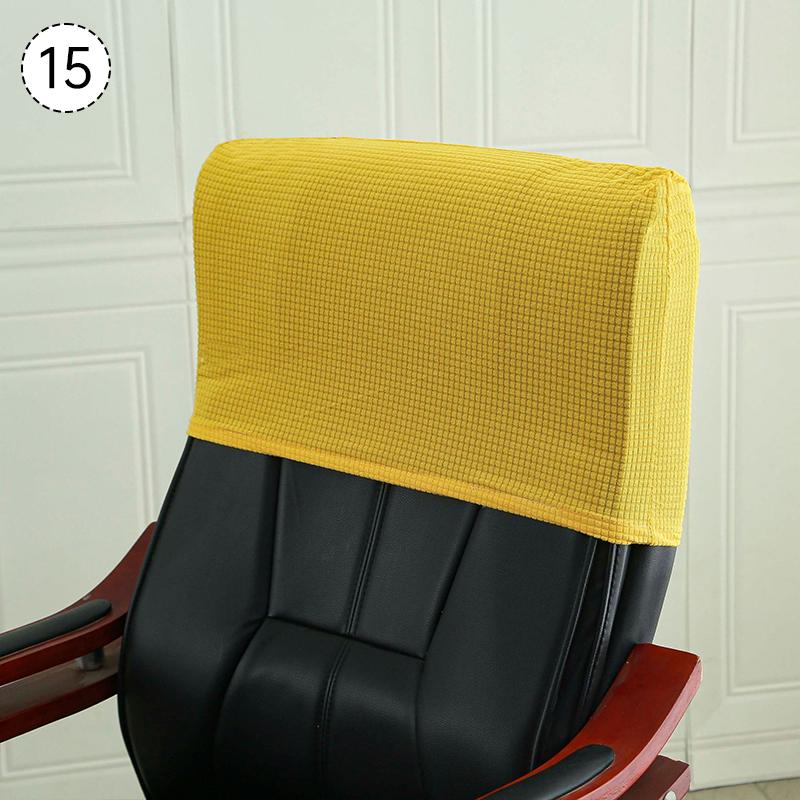 Elastic Chair Headrest Cover Home Office Armchair Backrest Head Pillow Covers Protection Dustproof Gaming Chair Slipcover