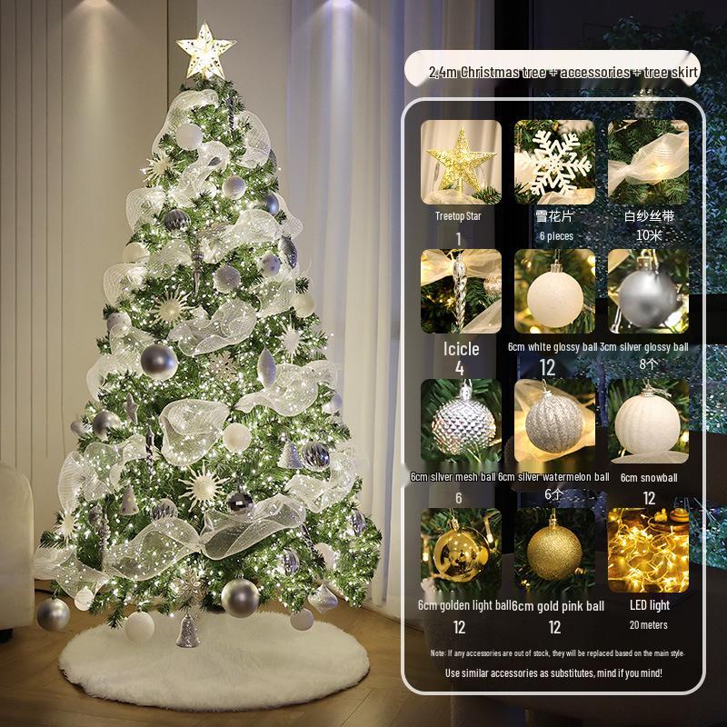 2024 Large Christmas Tree Ornaments for Living Room Decoration