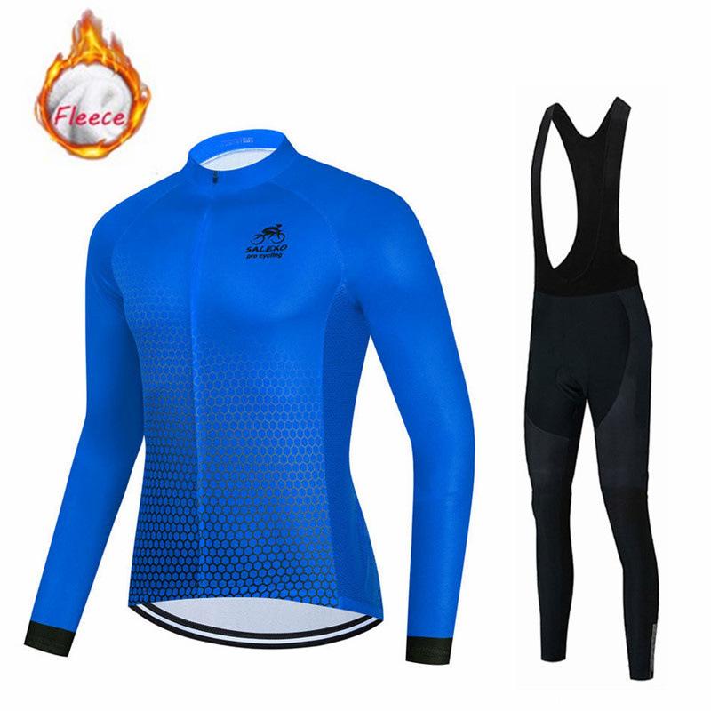 2026 Winter Warm Fleece Cycling Suit Racing Bike Cycling Suit Mountain Bike Cycling Suit