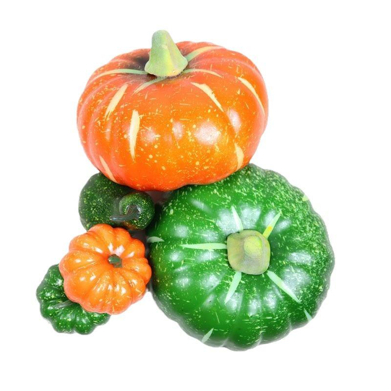Foam Pumpkin & Maple Leaf Props for Halloween
