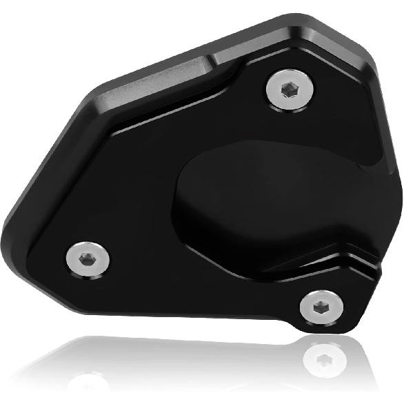 

Worldmotop Motorcycle Extension Kickstand Pad Enlarger Side Stand Plate Compatible with BMW G310GS G310 GS 2022 UP (black)