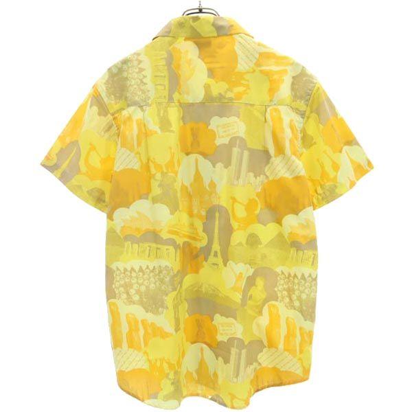 Unused WESC Overall Handle Short Sleeve Aloha Shirt M Yellowish Men's Used