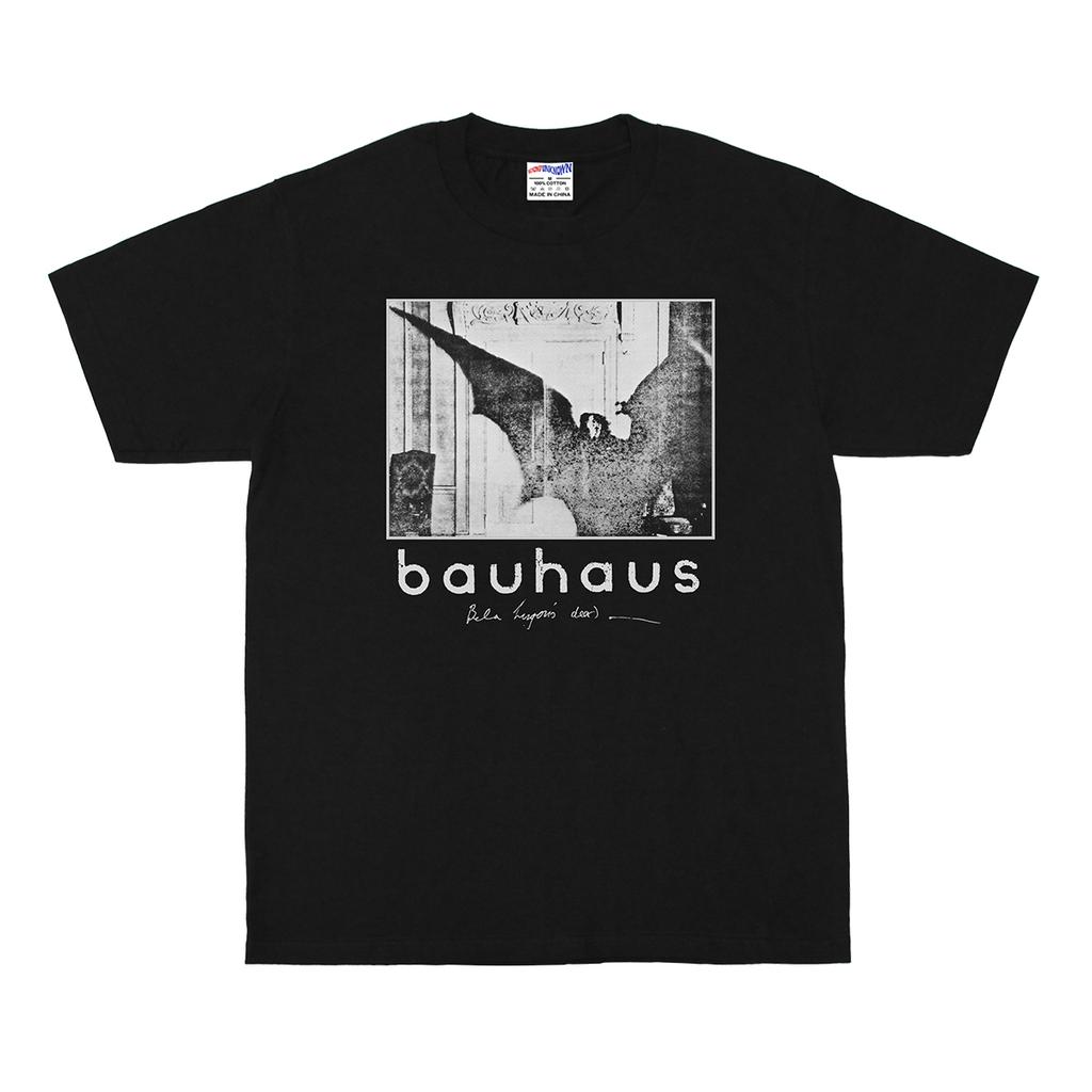 Bauhaus T Shirt Bela Lugosis Dead New Wave Goth Rock Post Punk Cocteau Twins Band Summer Mens Tops Clothes Washed Cotton Shirt