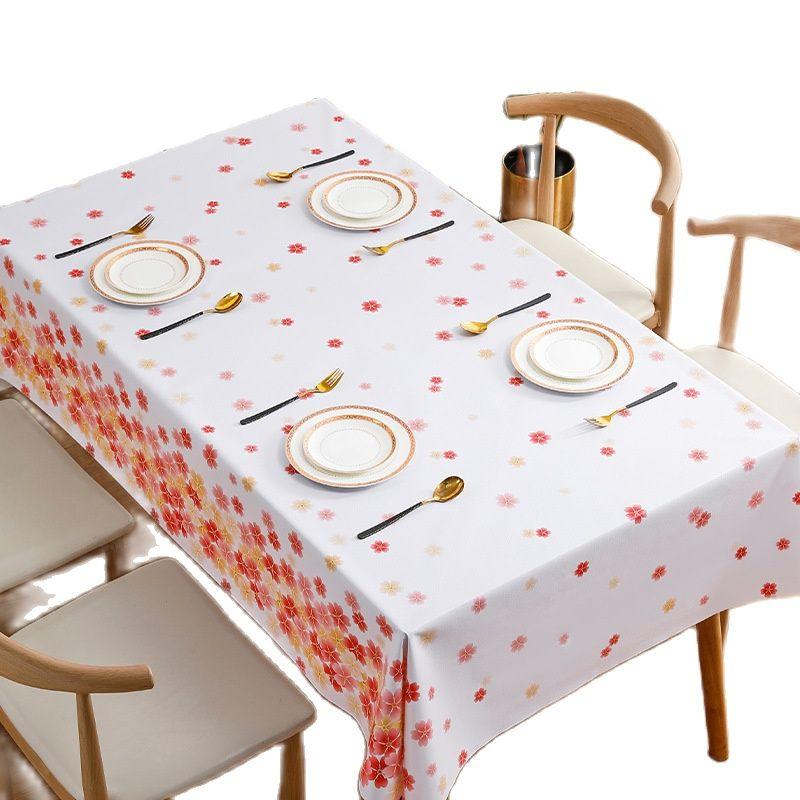 Kleine Tischdecken im frischen Stil für den Haushalt, Tischdekoration für das Wohnzimmer, rechteckig, wasserdicht und ölbeständig