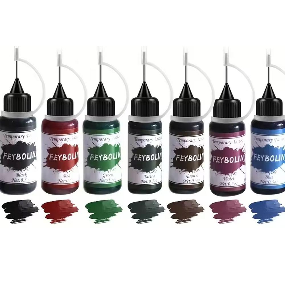 Henna Tattoo Gel Schweißfest Temporär Lang Anhaltend Körperkunst Farbe Wasserdicht DIY Alle Hauttypen