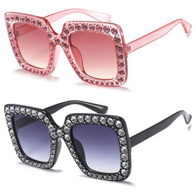 UV Protection Unisex Sunglasses Classic Hipster Square Frame Shades