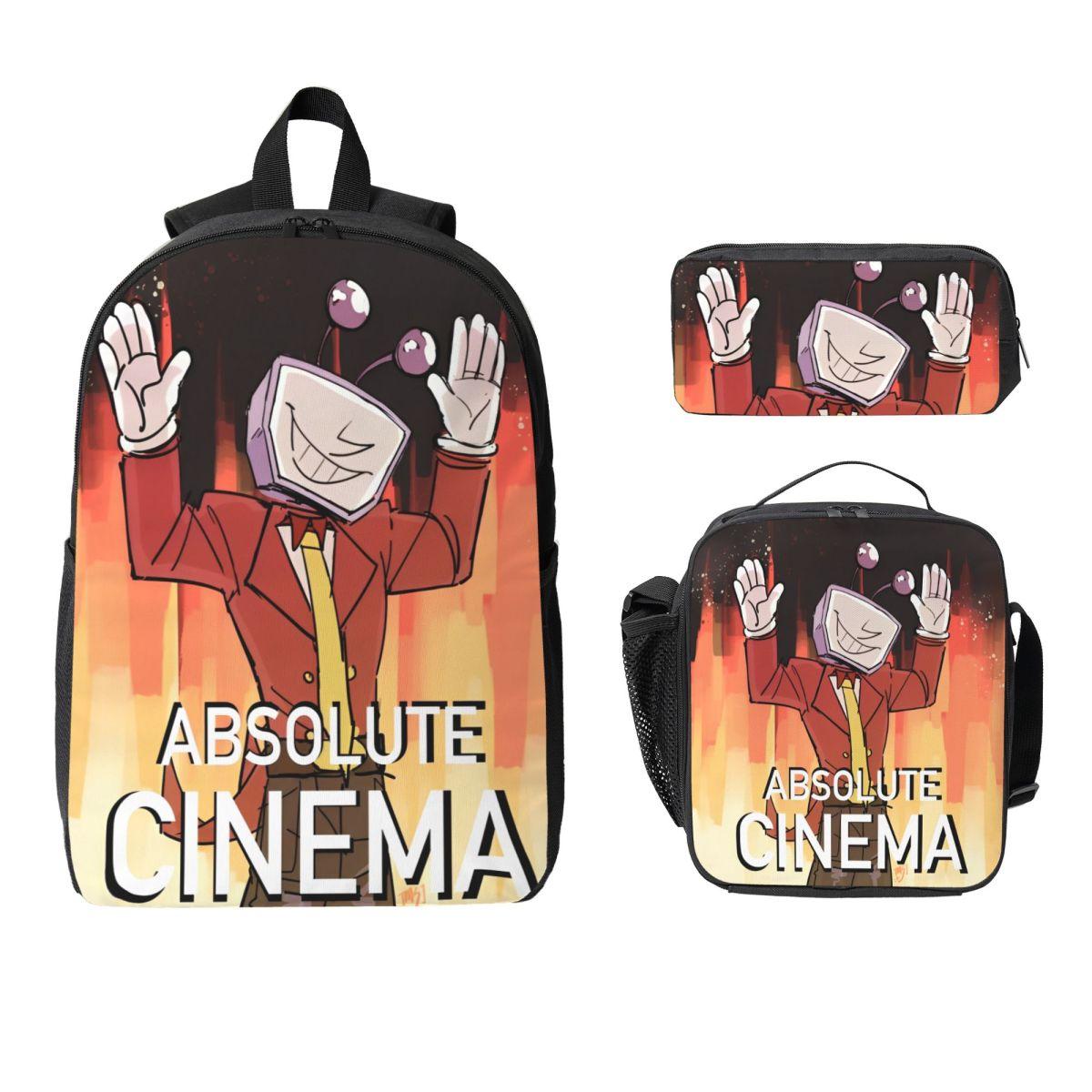 Deltarune Jeu Vidéo Sac à Dos pour Enfants Sac à Lunch Sacs à Crayons pour Garçons Filles Sacs à Dos Cartable Set