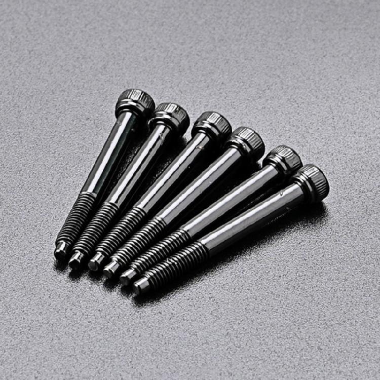 6 Pcs Guitar Tremolo Bridge Saddle String Lock Screw Hardware Easy to Install
