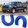Long Tow Hook Covers For Silverado 1500 2007-2026/GMC Sierra 1500 2007-, Front Tow Hooks Covers Compatible With Chevrolet Silverado 1500 Accessories