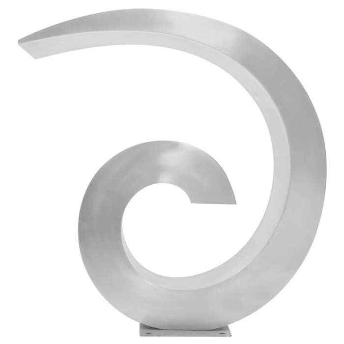 Fontaine d'étang en acier inoxydable - VIDAXL - 50 x 30 x 53 cm - Solaire - Gris - Sculpture/statut