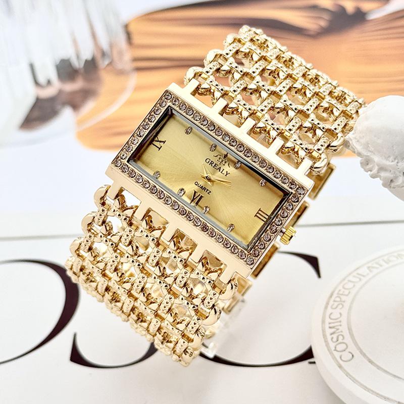 Fashionable Women's Square Quartz Watch - New Custom Design