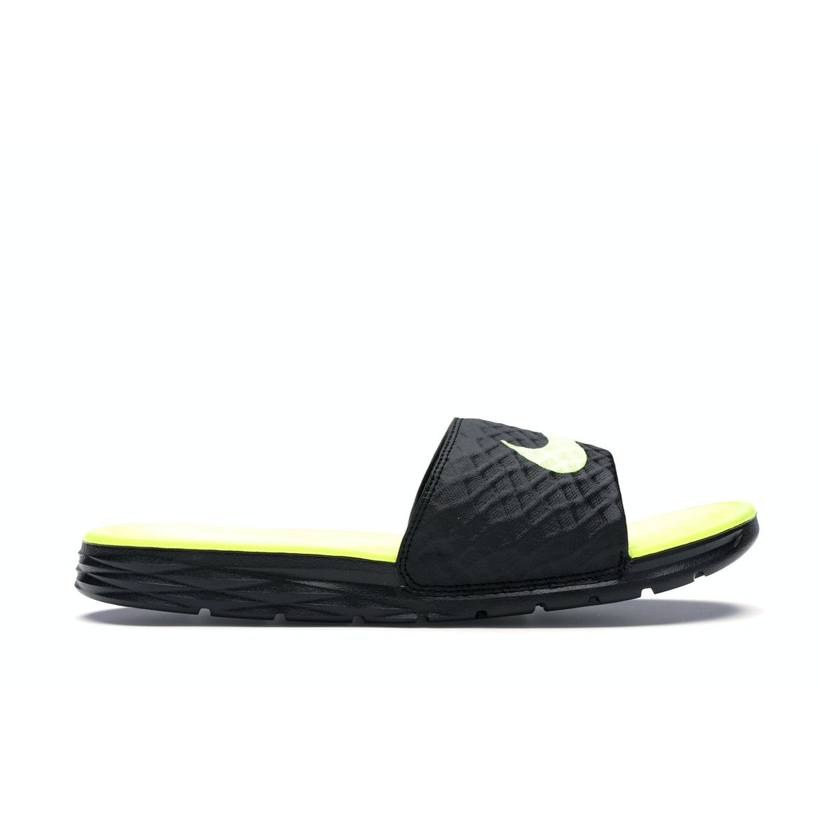 

Сандалии унисекс Nike Benassi Solarsoft Black Volt 705474-070