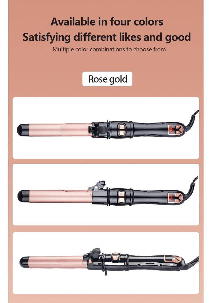 New Auto Rotating Electric Curling Iron for Effortless Big Waves
