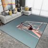 3D Creative Basketball Basketball Court Area Rug,Carpet Rug for Living Room Bedroom,Kitchen Bathroom Doormat Non-slip Floor Mat