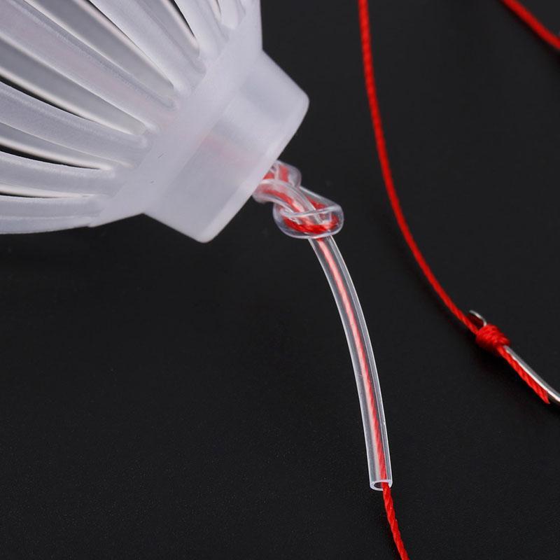 New Plastic Fishing Tackle Sea Monster with Six Strong Spherical Carbon Steel Fishing Hook Hooks