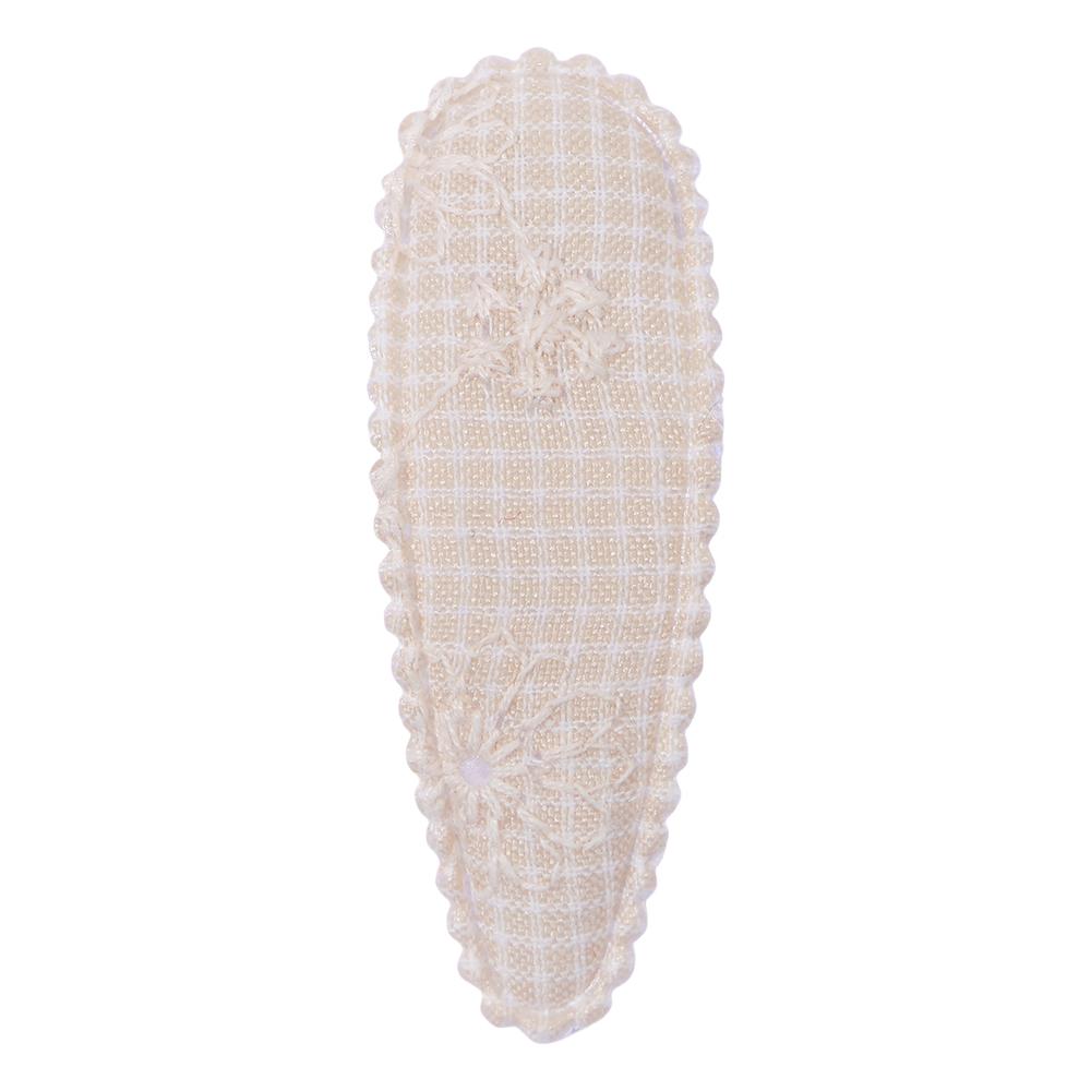 2/4/6Pcs/Set New Print Cotton Alloy Hair Bow Snap Clips Fabric Plaid Hairpins Girl Kid Headwear Baby Hair Accessories
