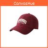Casquette de baseball unisexe polyvalente en coton à large bord pour toutes les saisons avec design brodé