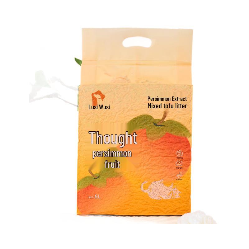Tofu Plant-Based Cat Litter - Odor Control, Low Dust, Clumping, Milk Scent