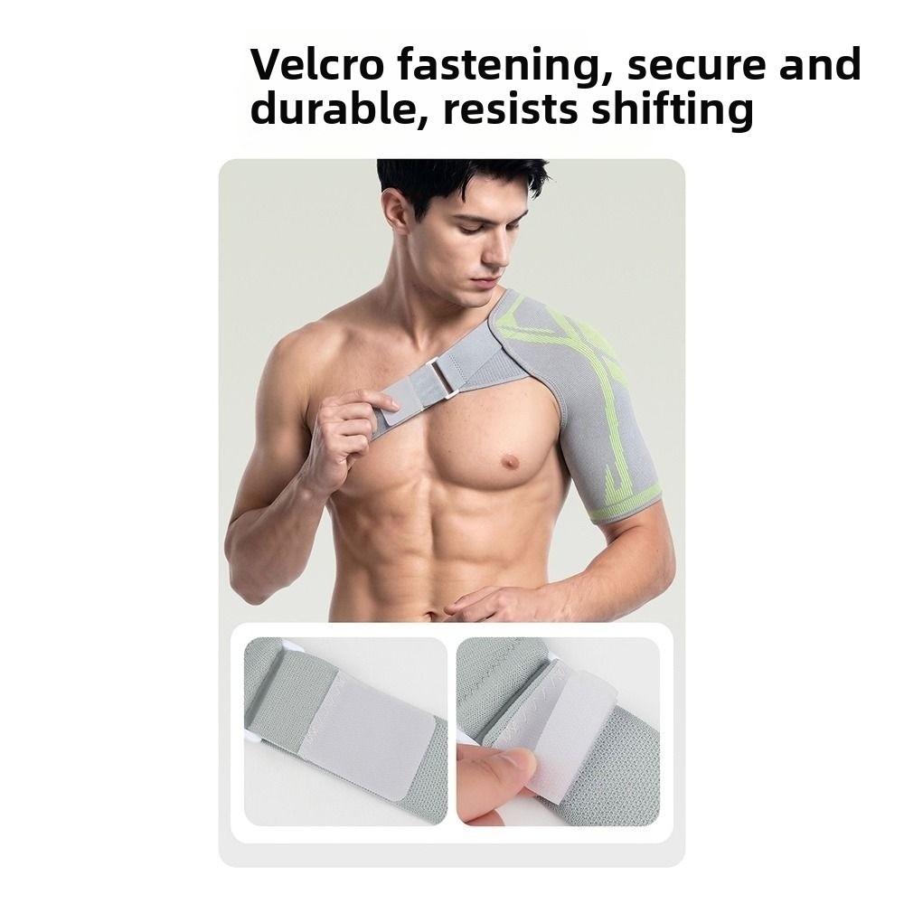 Supporto a Compressione per Spalla Traspirante Assorbi Sudore Sportivo Protezione Spalla Recupero Infortuni