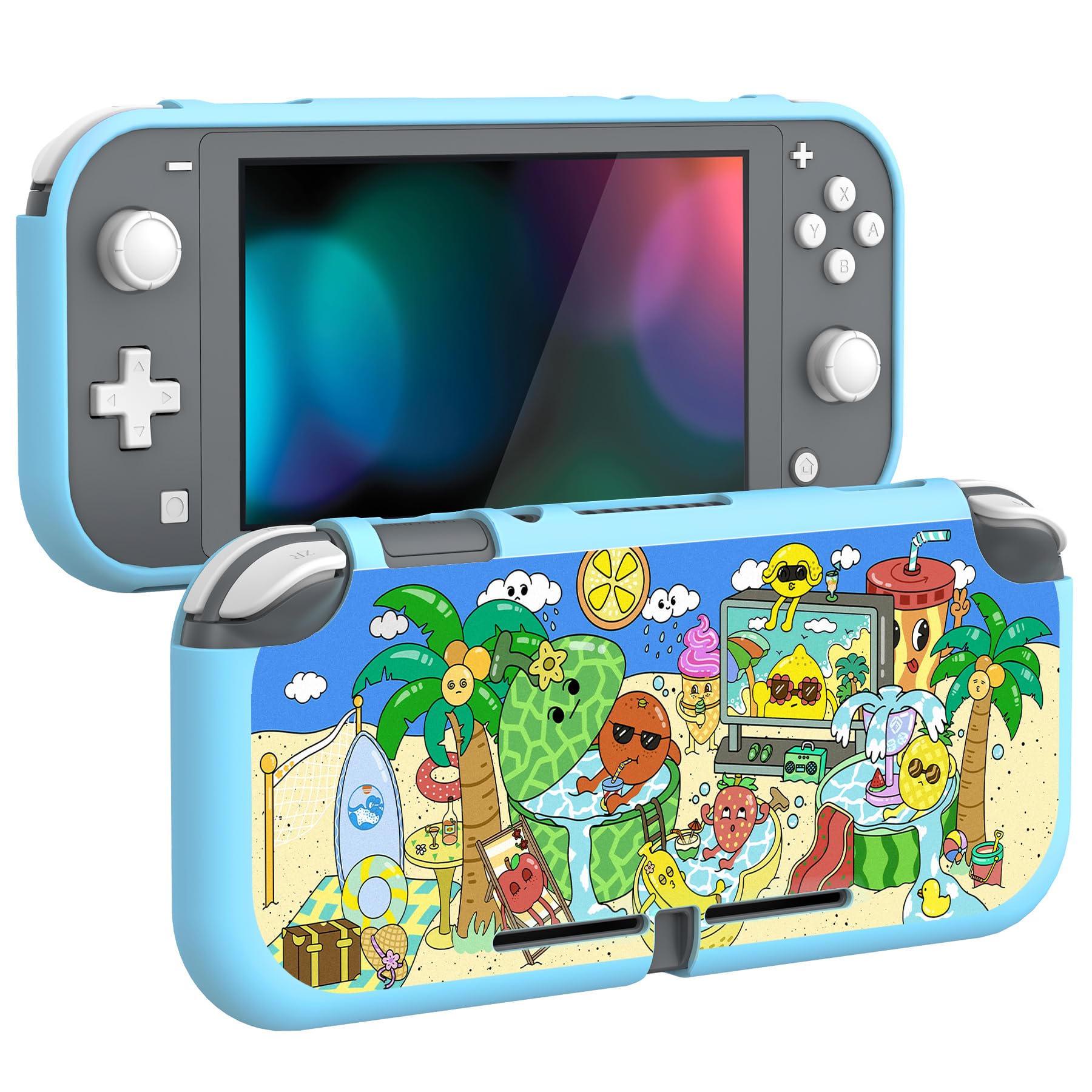 

Защитный чехол, совместимый с PlayVital Switch, чехол, совместимый с Switch Lite (мягкий) Lite, (мягкий) [Фруктовая вечеринка]