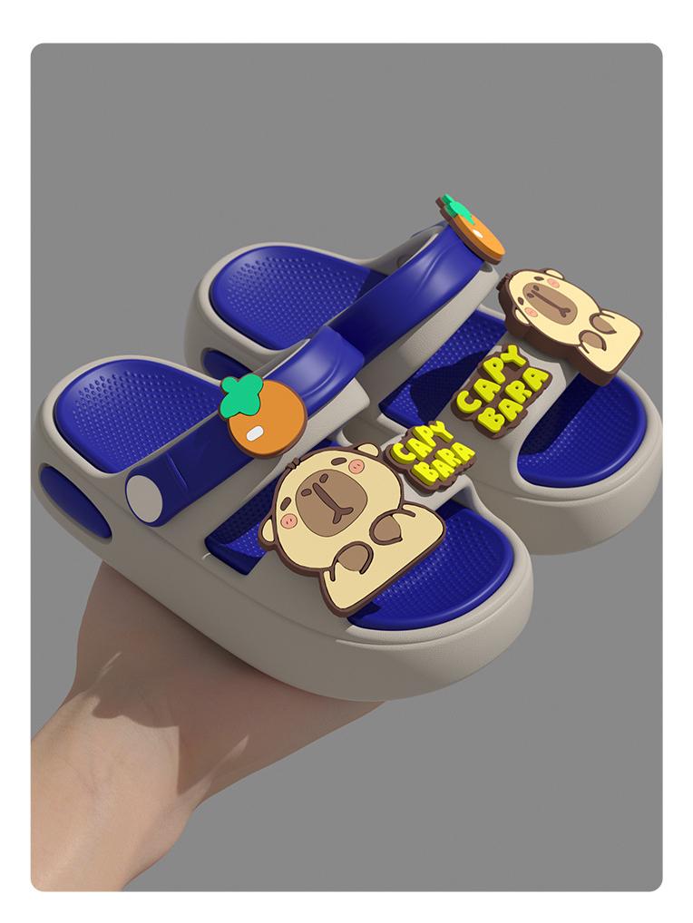 EVA Capybara Non-Slip Soft Sole Cartoon Sandals for Infant and Toddler Boys & Girls