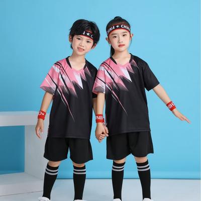 Children's Badminton Training Uniforms Boys and Girls Printing Primary School Students Sports Competition Training Uniforms Quick-drying Soldiers Ball