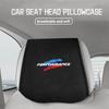 Car Logo Headrest Cover Seat Head Pillow Neck Headrest Stying For BMW M Performance E84 F10 F20 F15 F25 iX iX1 iX2 iX3 iX5 iX7
