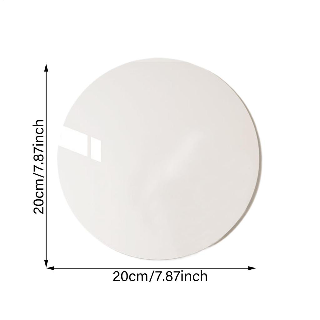 20-40CM Round Mirror Sticker Self-adhesive Bathroom Decorative Acrylic Mirror Mural Decals Bedroom Living Room Vanity Mirrors