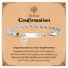 Trendy Cross Cuban Chain Bracelet for Men,Christian Religious Baptismal Bible Chain Wristband,Gift Card for Son Dad