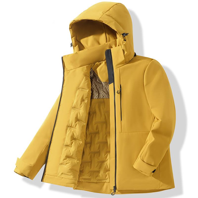 Unisex Waterproof Fleece Jackets Winter Windproof Thermal Windbreaker Men Women Hiking Camping Skiing Climbing Raincoat