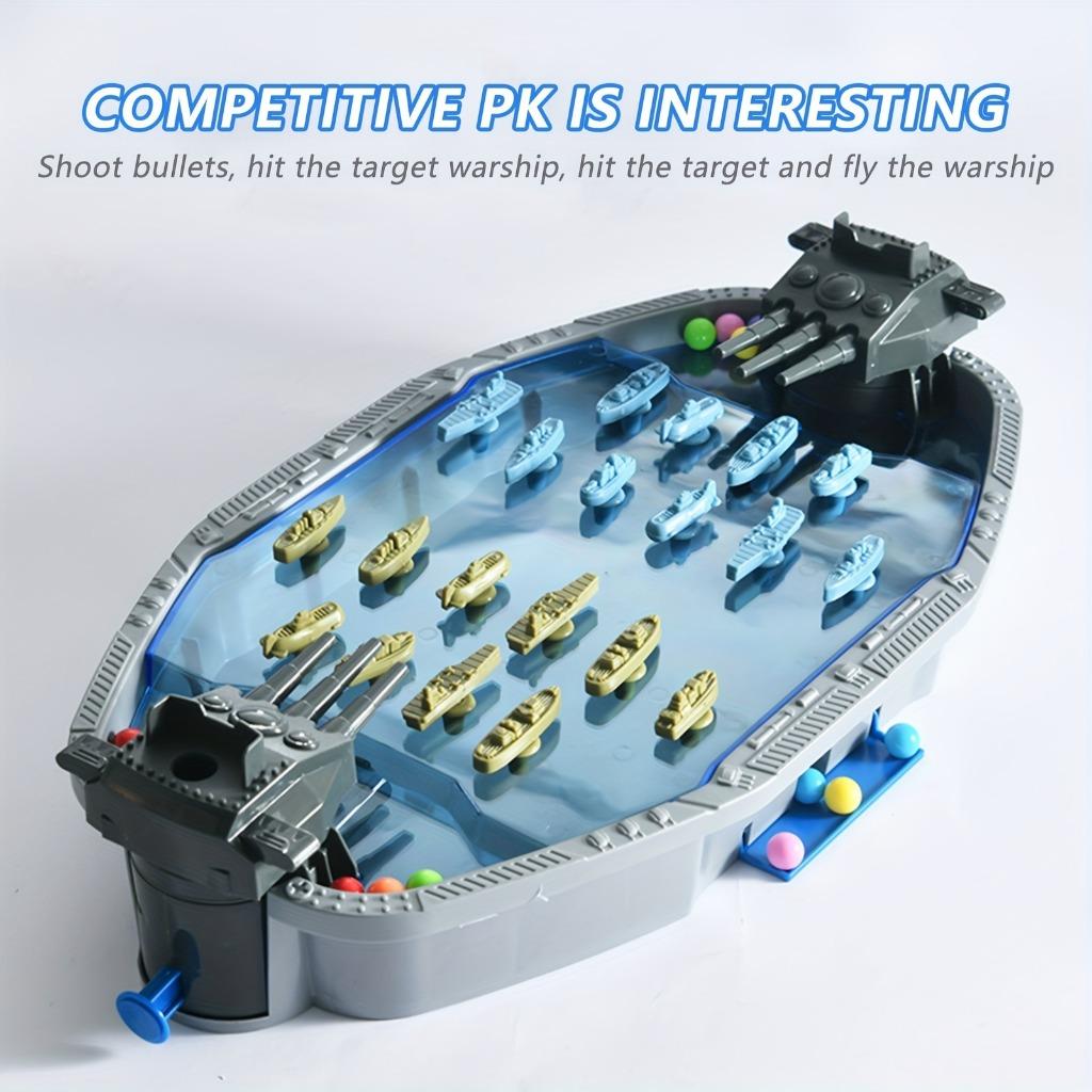 Navy Battleship Shooting Desková hra Hračky Bitevní střelba pro 2 hráče Hra Marbles Dospělí a děti Rodinná Party Game Boy Dárek k narozeninám, herní dárek