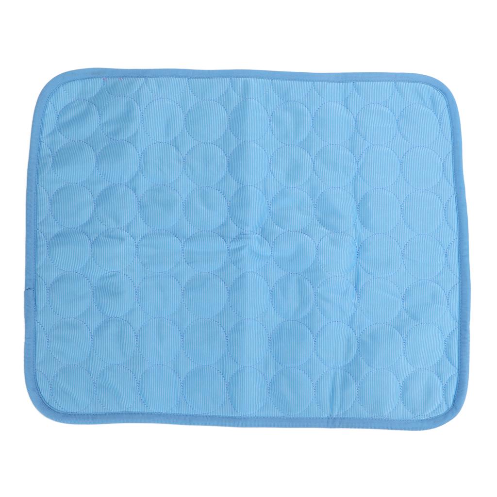 Dog Cooling Mat Breathable Washable Reusable Portable Ice Silk Kennel Mat for Home and Travel