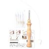 Wooden Handle Punch Needle Rug Hooking Tool Embroidery Pen for Stitching