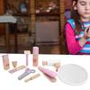 Beauty Hair Toy Wooden Hairdressing Tool Simulation Educational Pretend Play Toy for