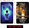 QCFQCF Twin Flame Love Oracle Cards Heart Hidden Secrets Oracle Deck for Beginners 78 Tarot Cards Helps You Reveal the Truth of Your Heart Space
