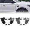 2pcs Universal Car Air Flow Fender Hood Intake Vent Cover Trim Carbon Fiber Side Wing Decals Body Ventilation Sticker