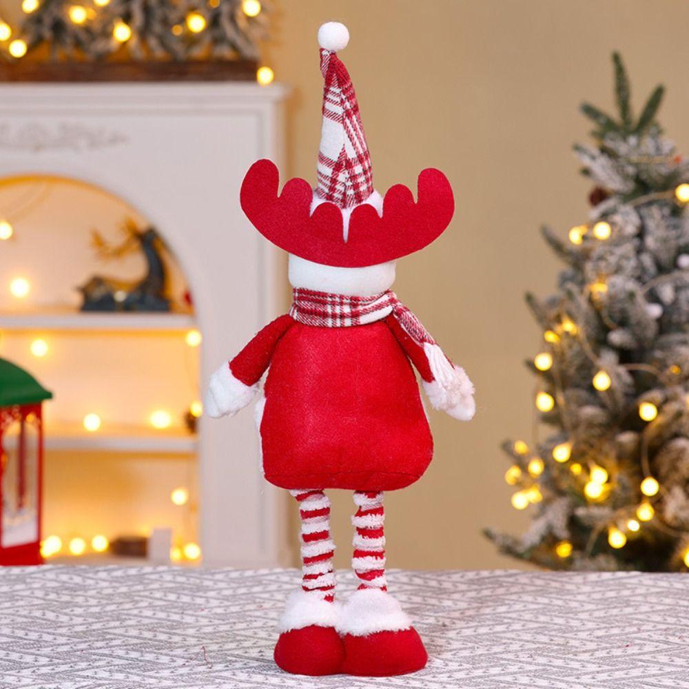 Standing Posture Christmas Doll Ornament Santa Claus Christmas Ornament  Festival Decoration