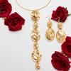European and American Design Glossy Metal Folds Irregular Pendant Necklace Collarbone Necklace