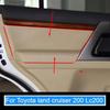 Microfiber Door Panel Armrest Leather Protective Cover For Toyota Land Cruiser 200 2008 2009 2010 2011 2012 - Car Interior