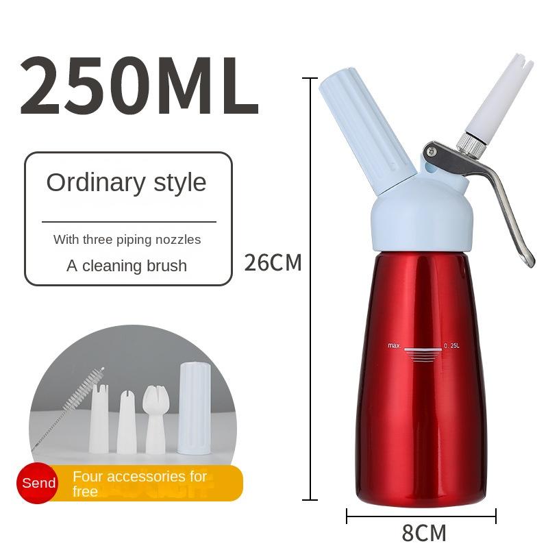 

250/500/1000ml Cake Whipped Cream Gun Dispenser Stirring Cake Piping Gun Squeeze Bottle Milk Tea coffee Dessert Decoration Tool