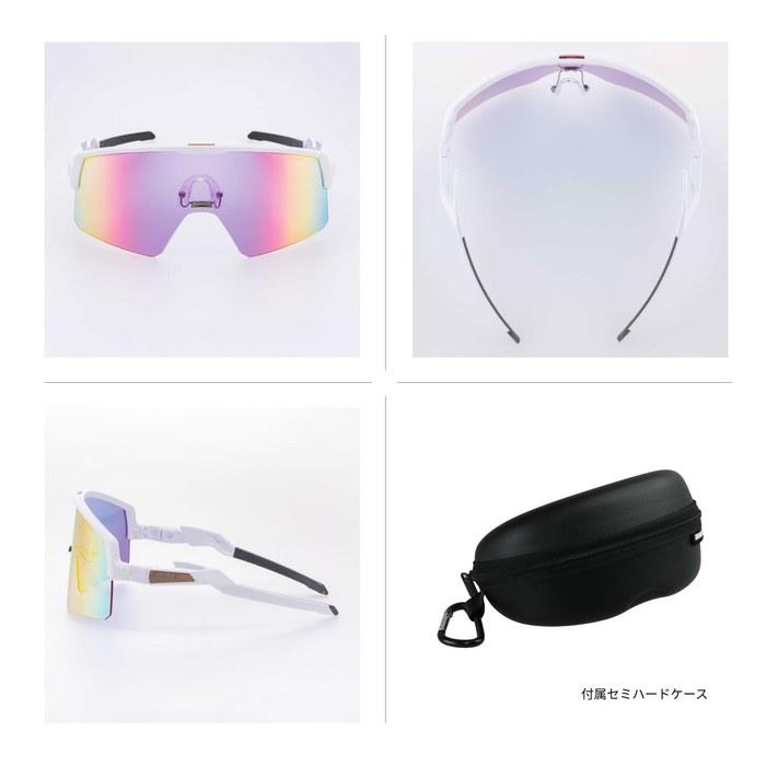 Swans Japanese-Made Sports Sunglasses Golf Mirror ULTRA LENS Anti-Reflective Coating Large Lens CONTRAIM CR-3516 MAW Red Shadow Mirror x