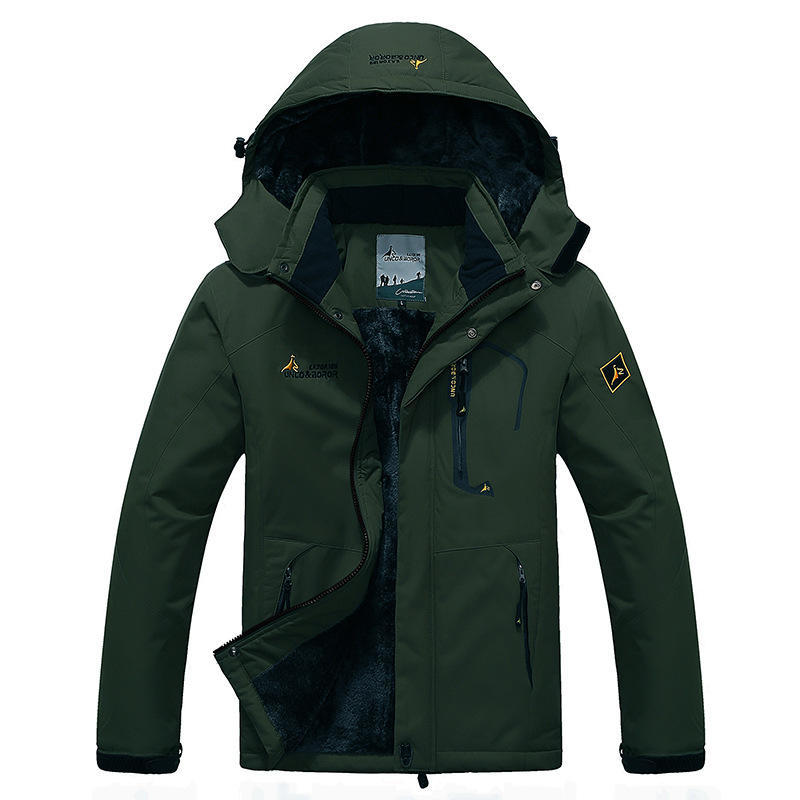 Autumn And Winter Mountaineering Clothing Warm Windproof Cotton Coat Plus Size Jacket