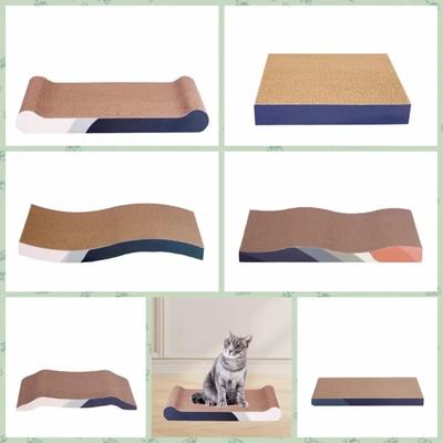 Corrugated Paper Cat Scratcher Cardboard Wear-resistant Anti-scratch Cat Claw Grinder Cardboard No Slag Cat Scratching Board