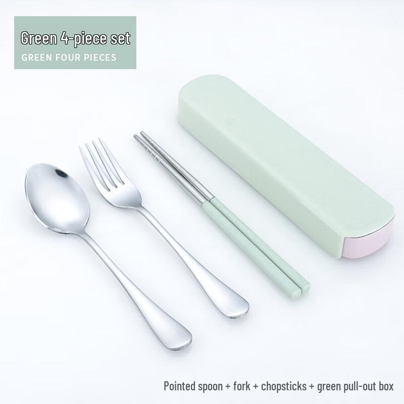 Ru Han Portable 304 Stainless Steel Cutlery Set
